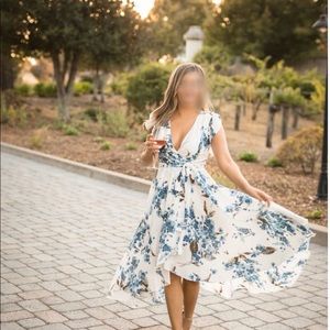 COPY - Countryside high low floral dress